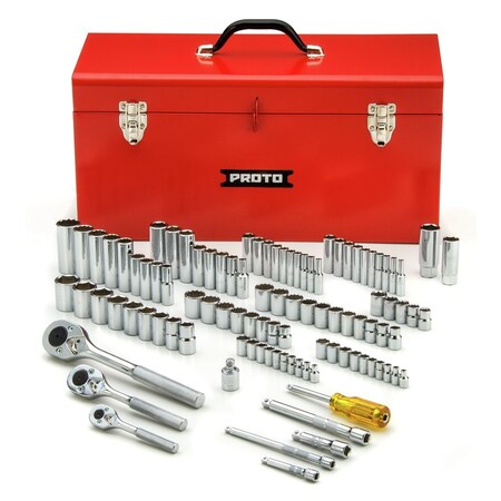 Proto 101Pc Skt Set 1/4 3/8 1/2 W/Nb J47101-1A